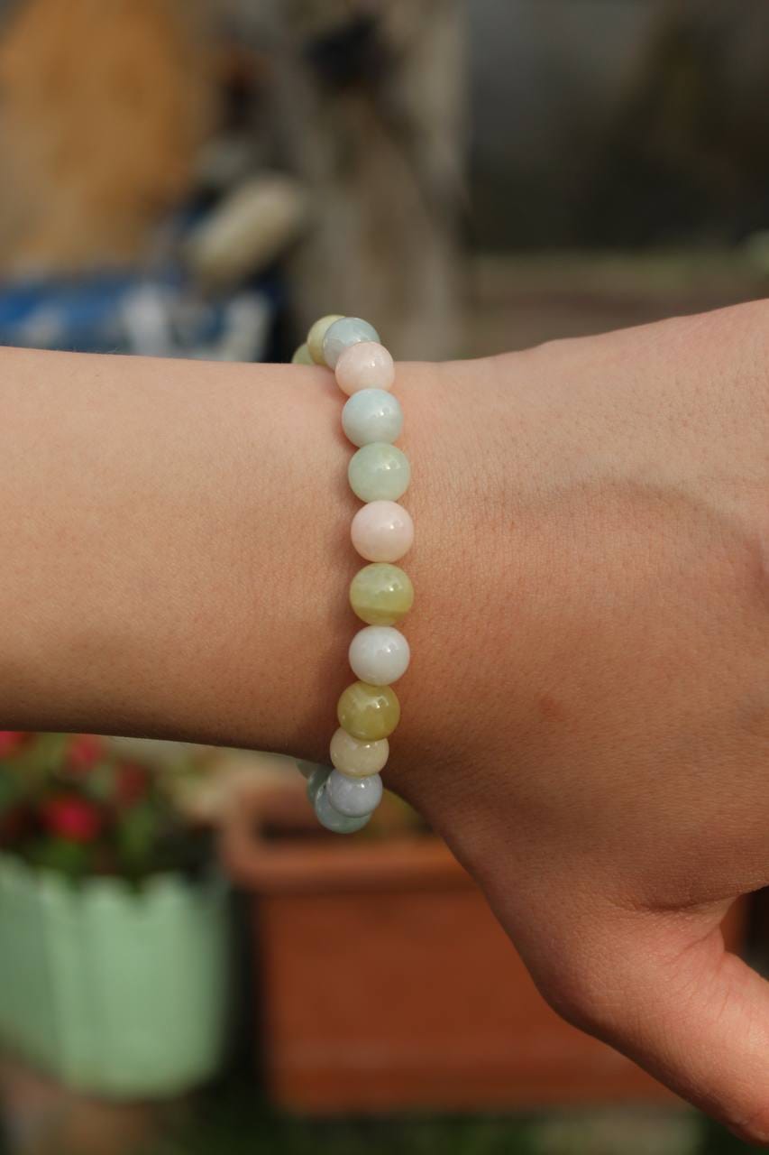 photo_5987820590226064609_y 8mm morganit bileklik - Görsel 1