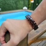 Kare kesim dumanlı kuvars bileklik