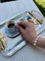 8ve6mm den büyüklü küçüklü inci bileklik