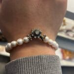 Hümâ model 8 mm inci bileklik