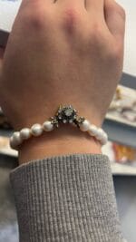 Hümâ model 8 mm inci bileklik