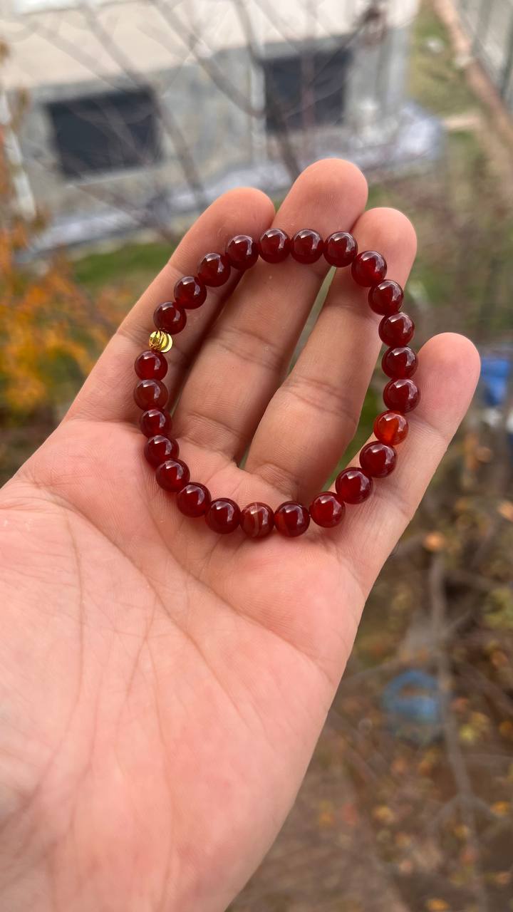 IMG_20260114_015924_871 Kırmızı Akik Bileklik - Görsel 1
