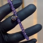 Işıltılı Amatist Bileklik