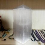 Işıklı selenit taşı(20cm)