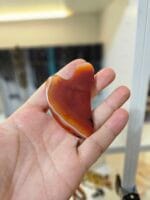 Akik taşı gua sha (Yüz masaj aleti) - Görsel 4