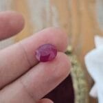 Yüzük veya kolye ucu yaptırmalık boyasız Yakut 7 CA+