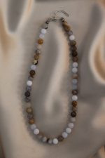 8 mm Kalsedon Taşı kolye