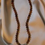 6mm Kehribar kolye
