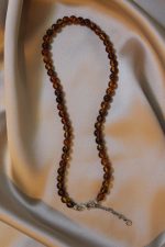 6mm Kehribar kolye